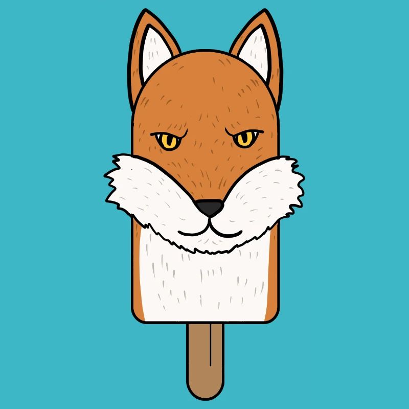 Fox Head Popsicle