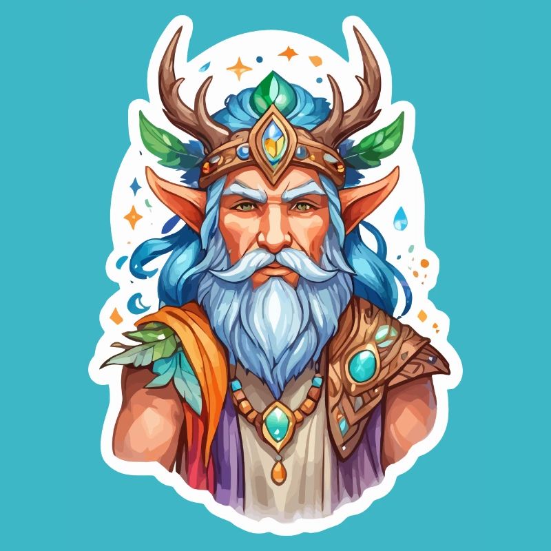 Druide Wasserfarben