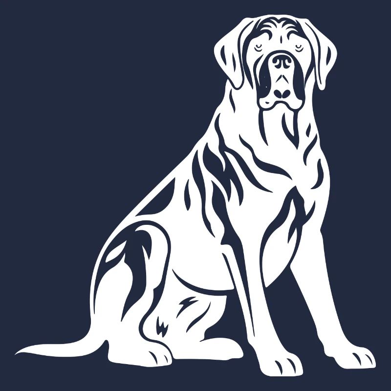 Mastiff Dog Silhouette