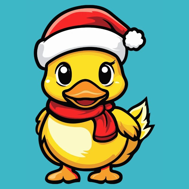Duck Christmas Cute