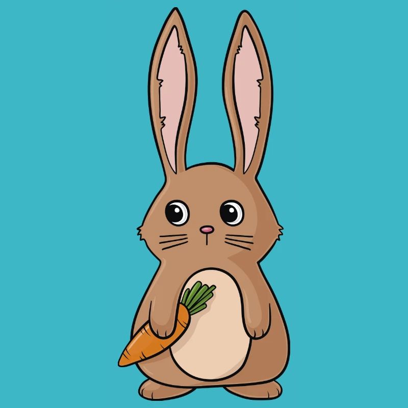 Cartoon easter bunny