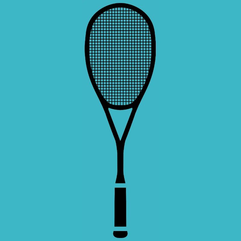 Raquette de squash divisée
