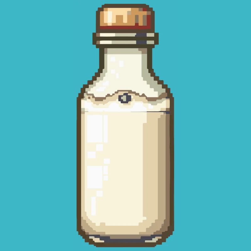 joueur de pixel de lait