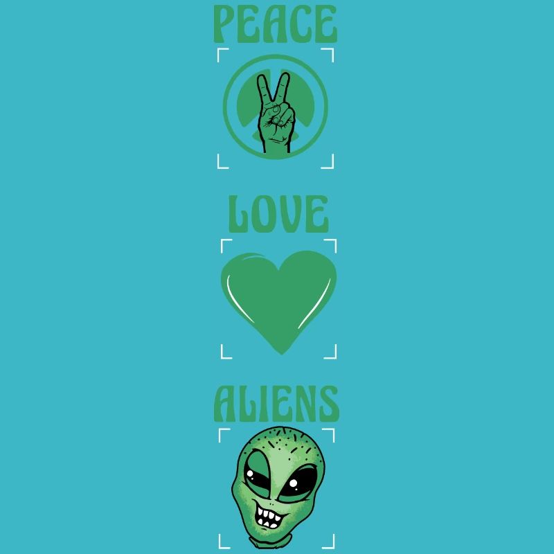 Peace Love Aliens