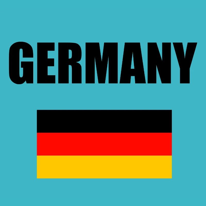 Germany mit Flaggendesign