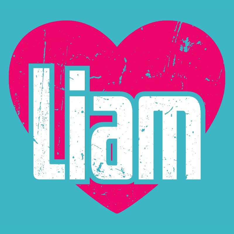 J’aime Liam Coeur rose J’aime Liam