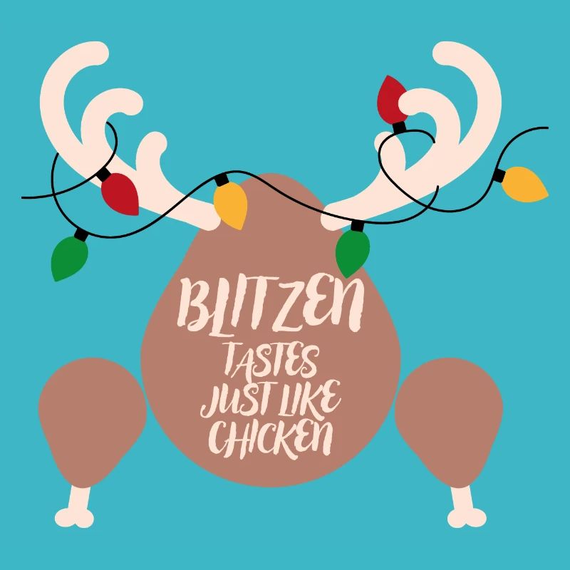 Cuisse décorée: goût poulet