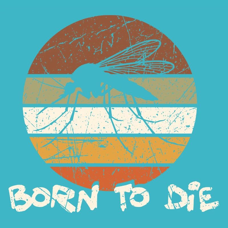 Born to Die – Vintage-Retro-Mücke
