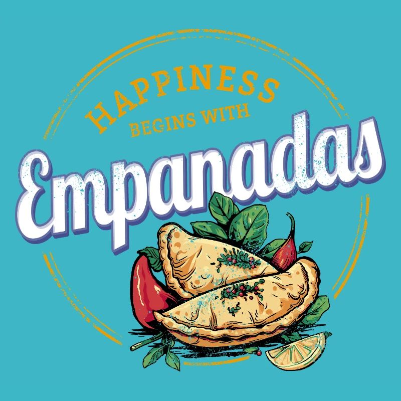 Empanada Snack Vintage Espagne Rétro Dumplings