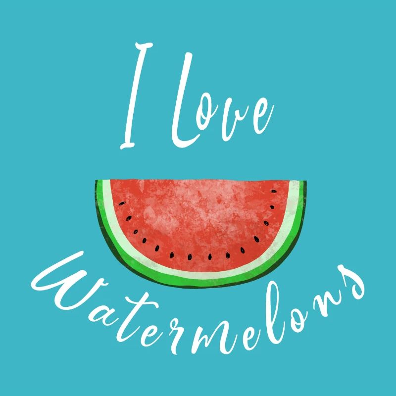 J'aime Pastèques - Watermelon - Fruit