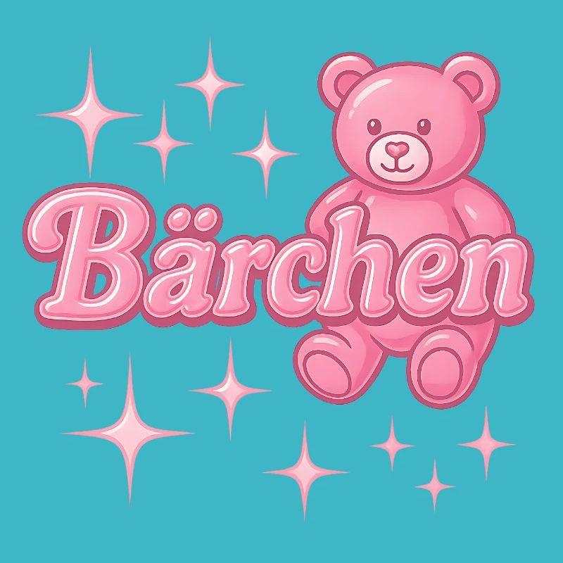 bärchen / y2k spitzname statement design