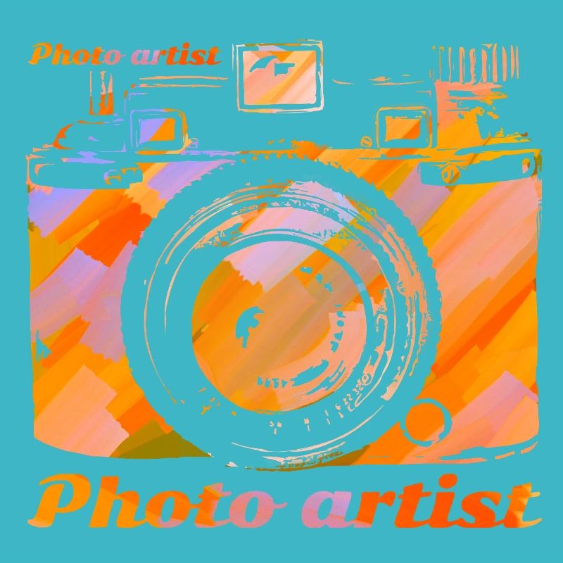 Camera in bright colors