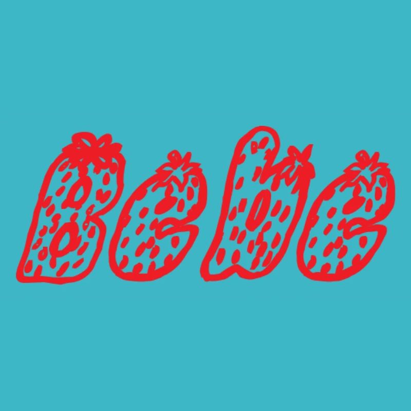 Bebe Abstract Red Pixel Art