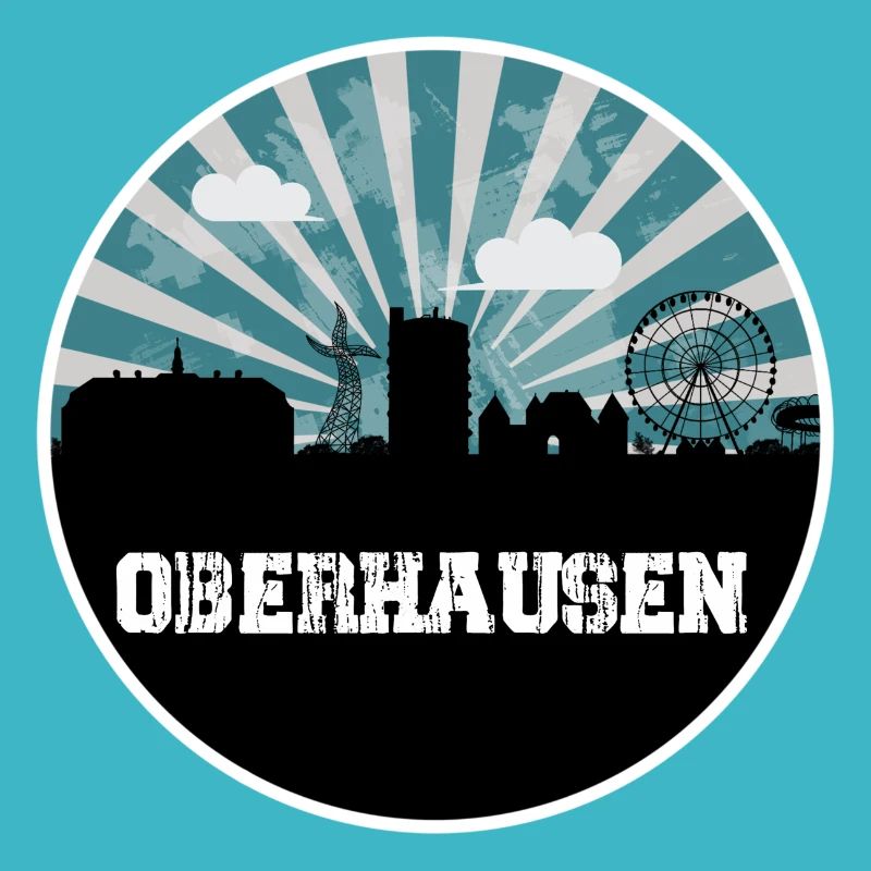 Oberhausen Blue Hour Skyline