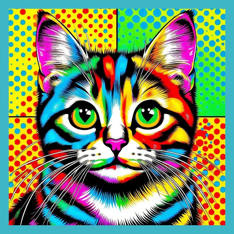 Cat Pop Art