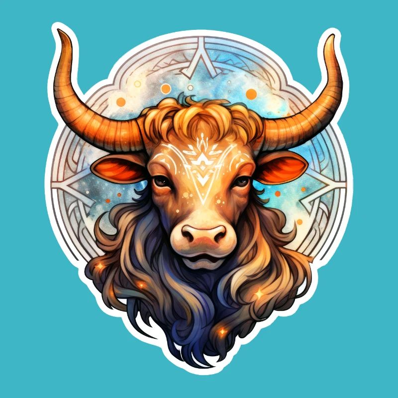 Stier 1 Tierkreiszeichen Kunst #tshirt