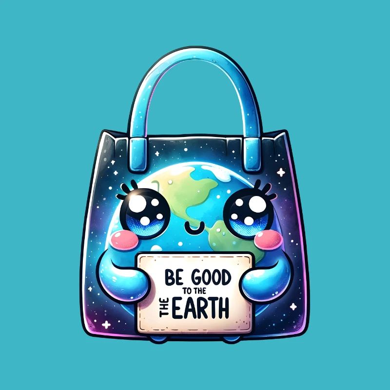Be Good To The Earth Wiederverwendbare Tragetasche Tag der Erde