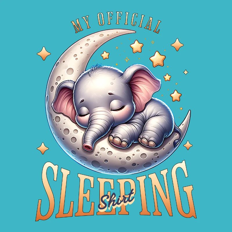 My Official Sleeping Shirt Elefant