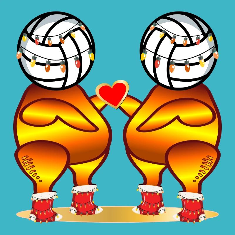 WEIHNACHTEN BRATHÄHNCHEN VOLLEYBALL