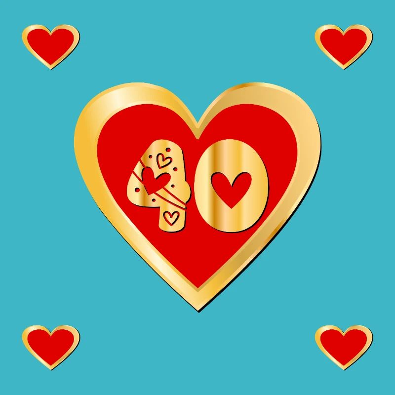 Coeur du 40e anniversaire