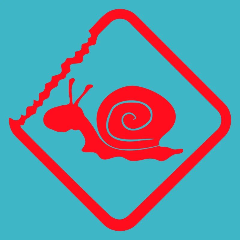 Escargot Avertissement Attention Signe de danger
