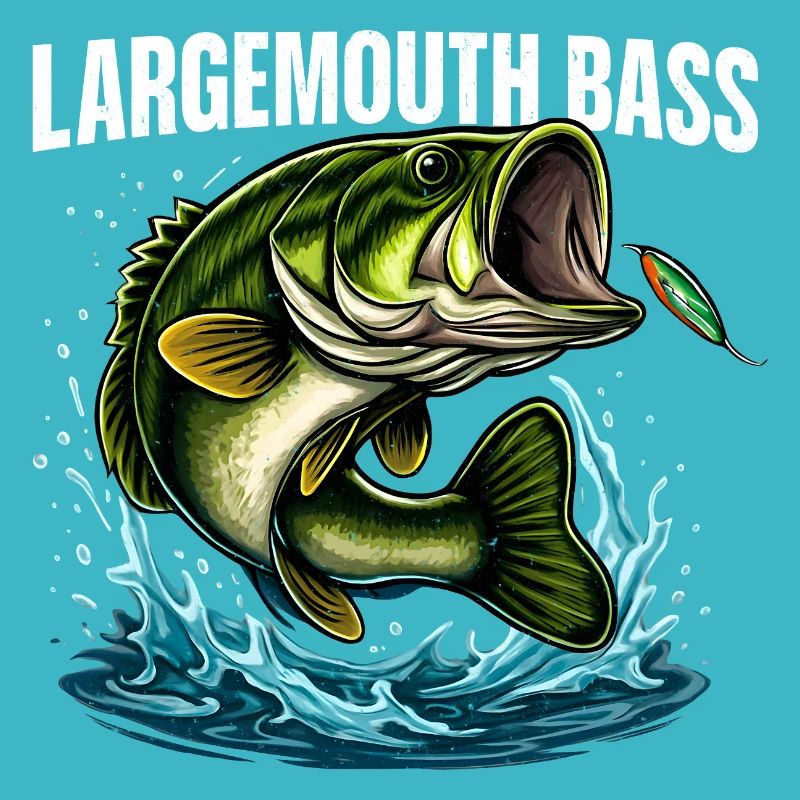 Conception de saut de l’achigan à grande bouche