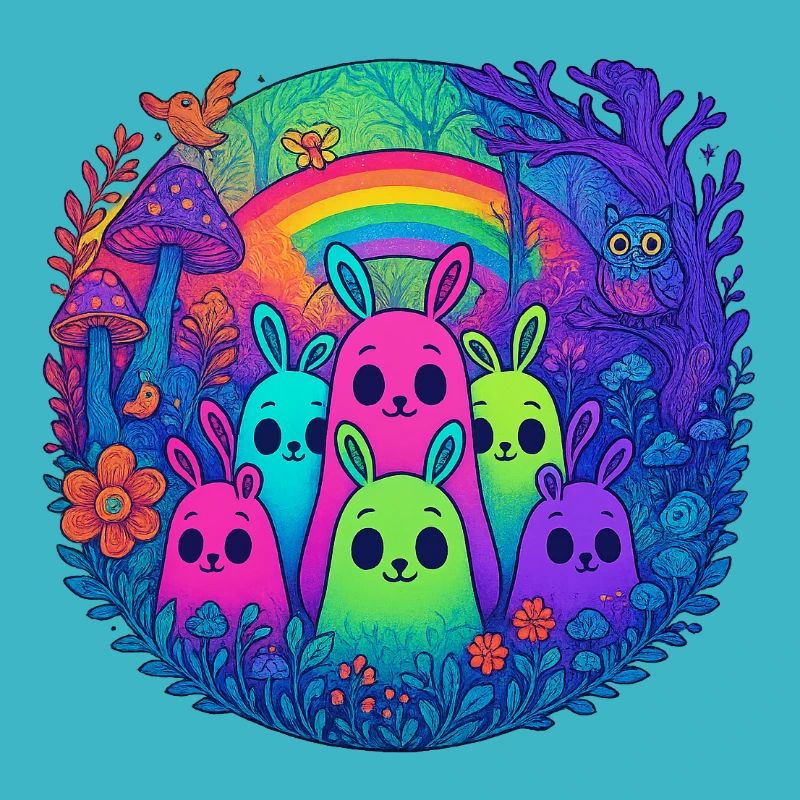 Neon Monster Friends