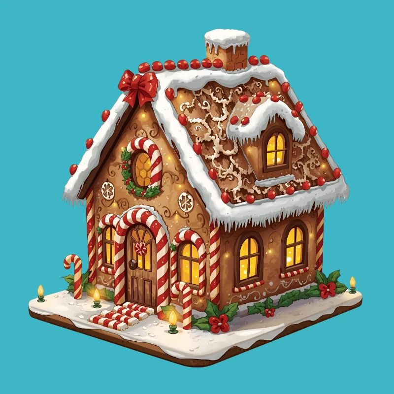 Gingerbread House Winter Magic