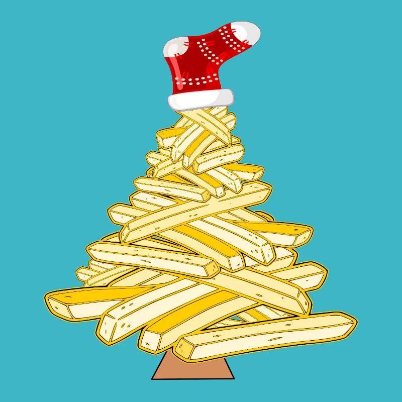 Weihnachtsbaum-Pommes
