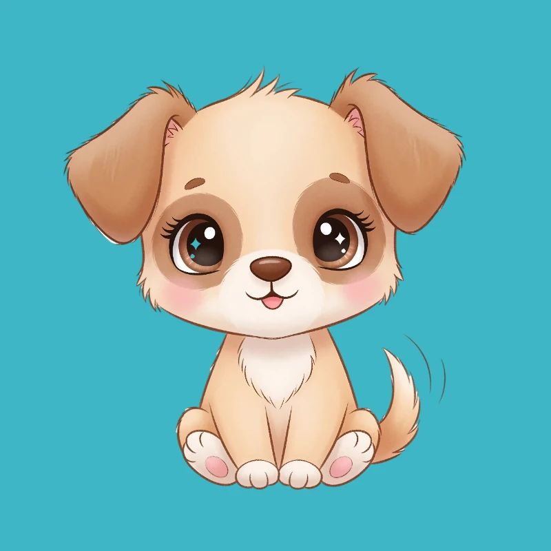 Charme de chiot mignon