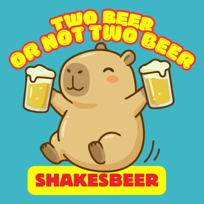 Zwei Bier oder nicht zwei Bier – Shakesbeer – Capybara