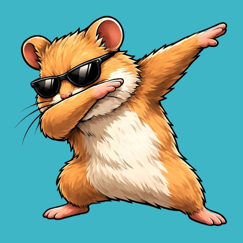 Dabbing Goldhamster