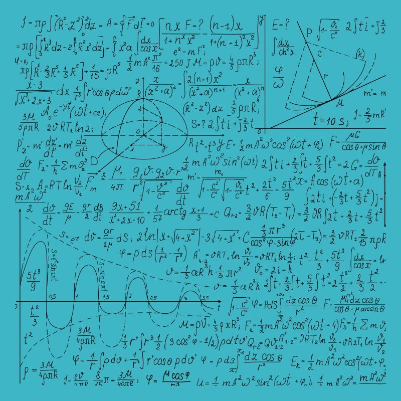 Math Formula - Math Equation Pattern Lover Gift