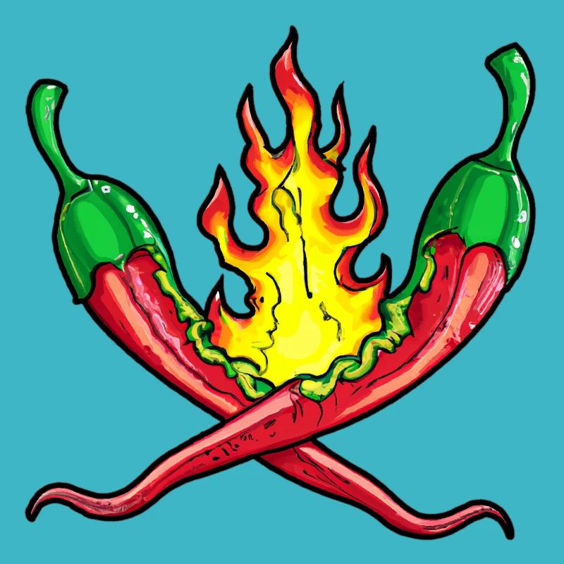 brennende chillis