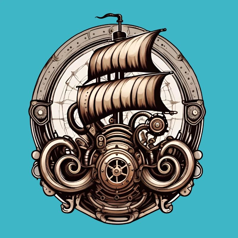 Pirate Ship / Boat / Sea / Ocean / Waves