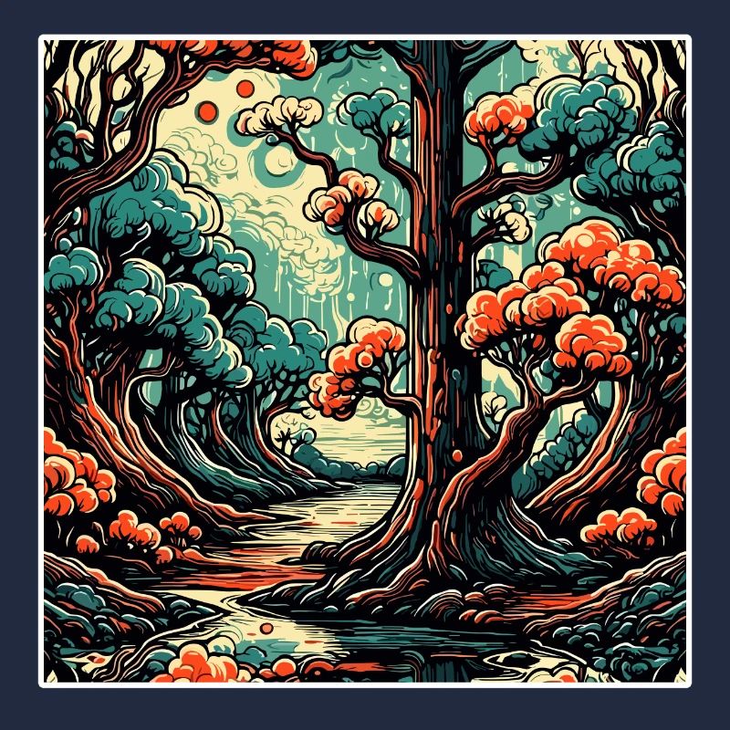 Forest / Psychedelic / Trees / Wilderness / Goa