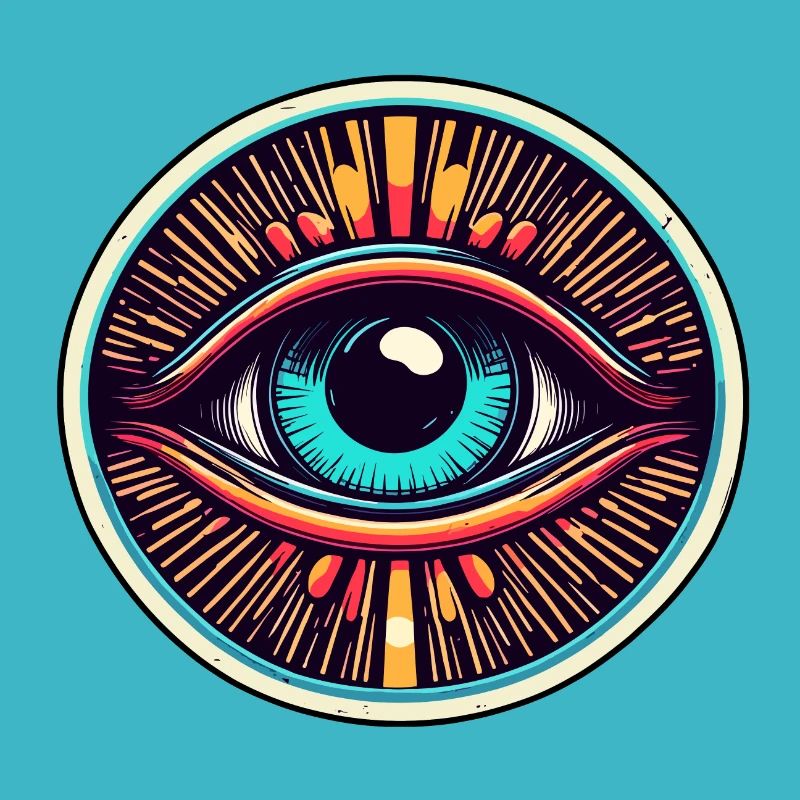 Psychedelic / Eye / Psychobilly / Comic / Colorful