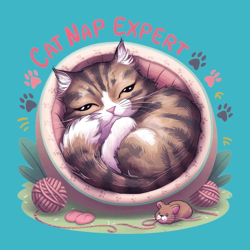 Cat Nap Expert - drôle de tenue de chat !