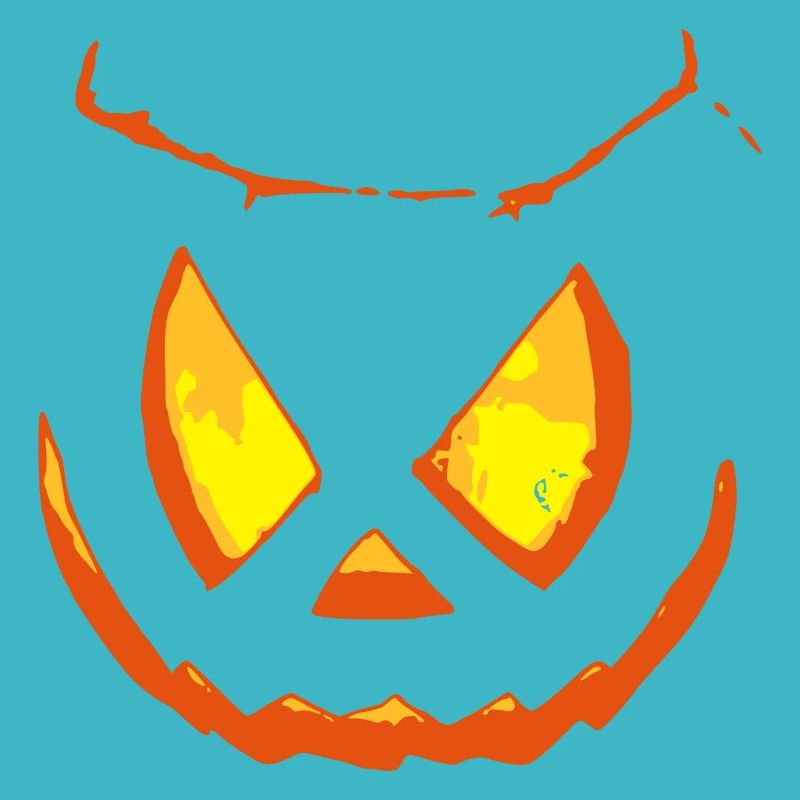 Visage de citrouille Halloween Bizarre
