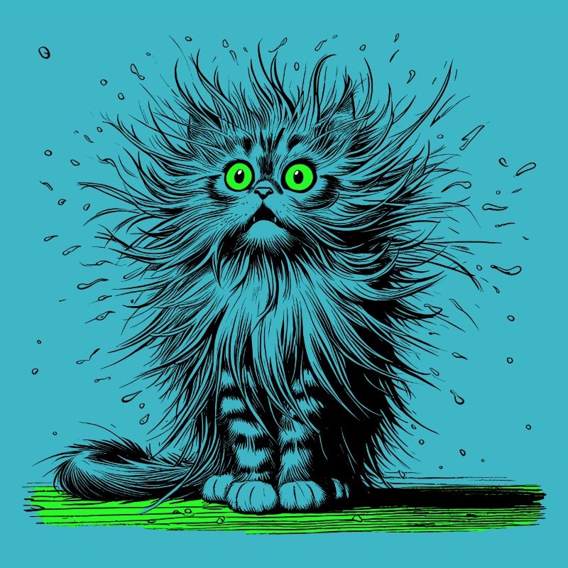 Chat, Bande Dessinée, Drôle, Drôle