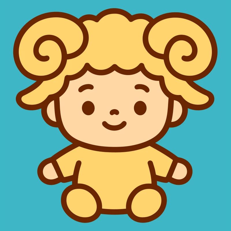 Le signe du zodiaque Bélier est super mignon !
