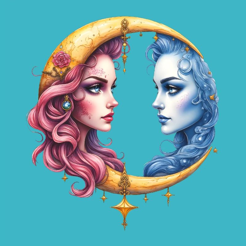 Lune jumelle : Visages dans Eclipse