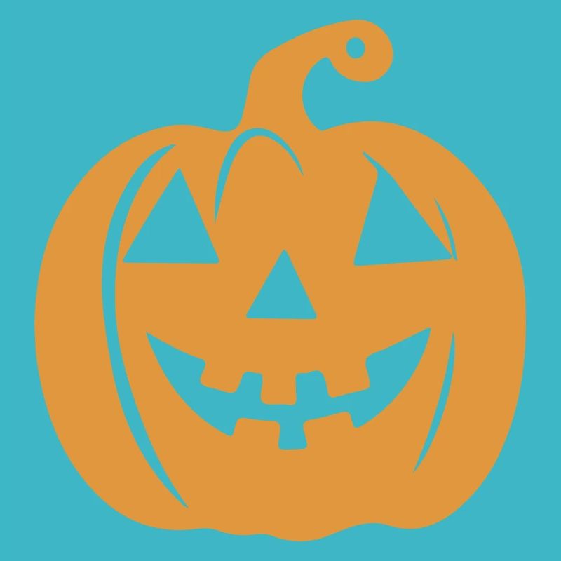 Pumpkin Face Halloween Pattern
