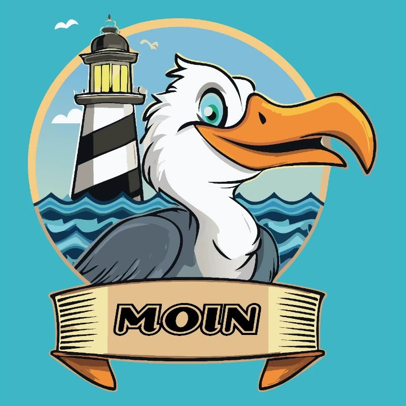 Moin -Möve avec phare