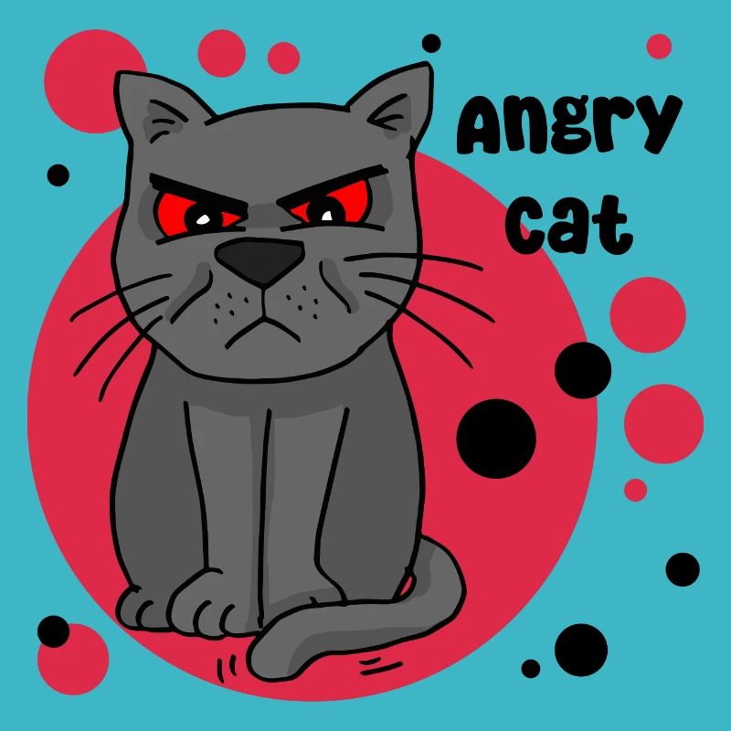 Chat en colère