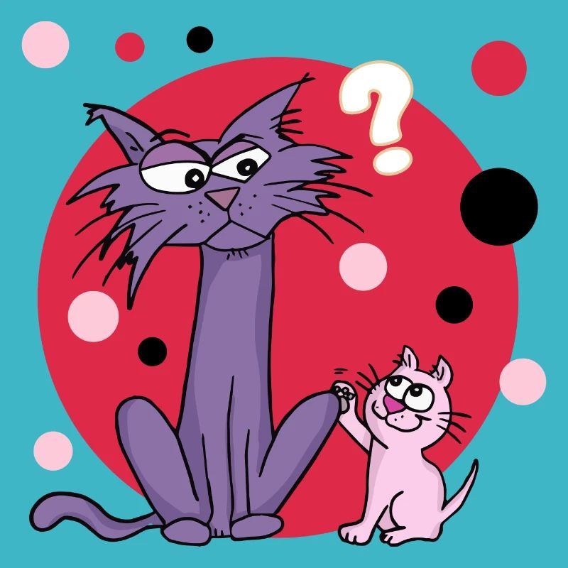 Was willst du Zwergen-Katze?