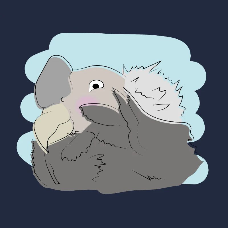 Illustrated design with vulture
