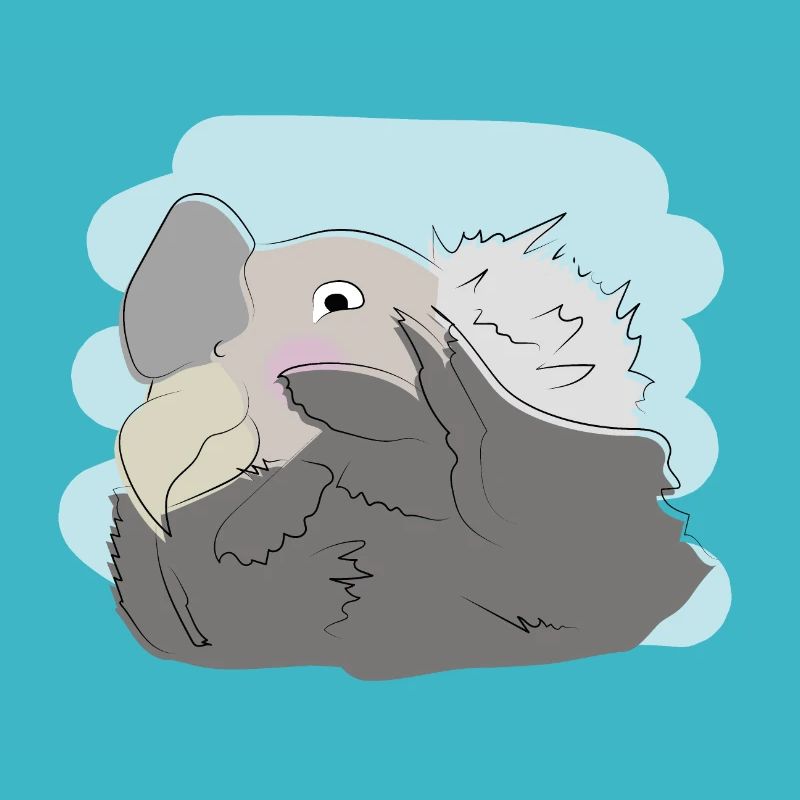 Design illustré avec un vautour