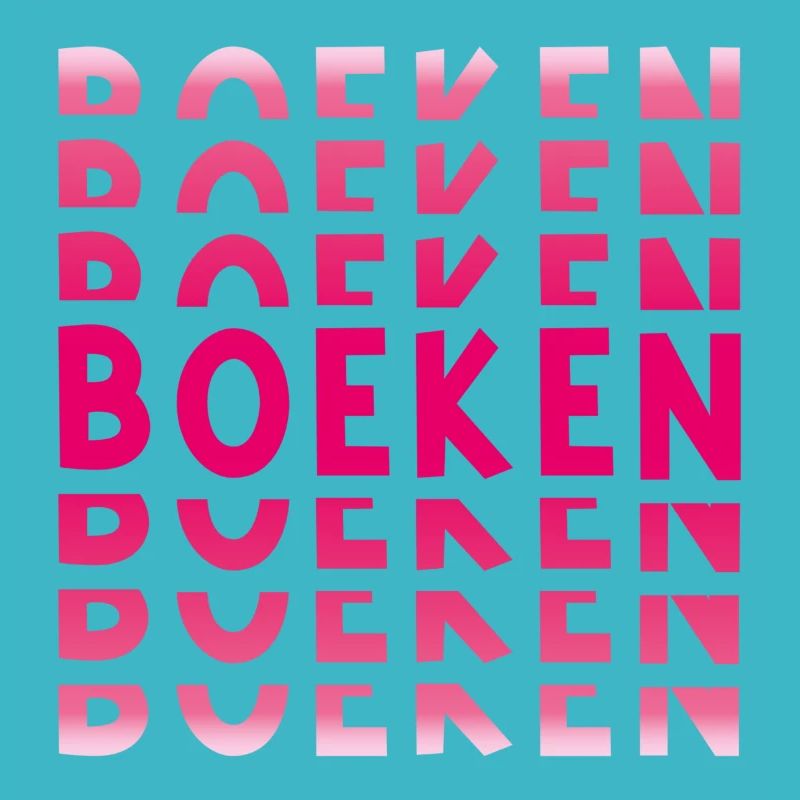 Books in pink gradient