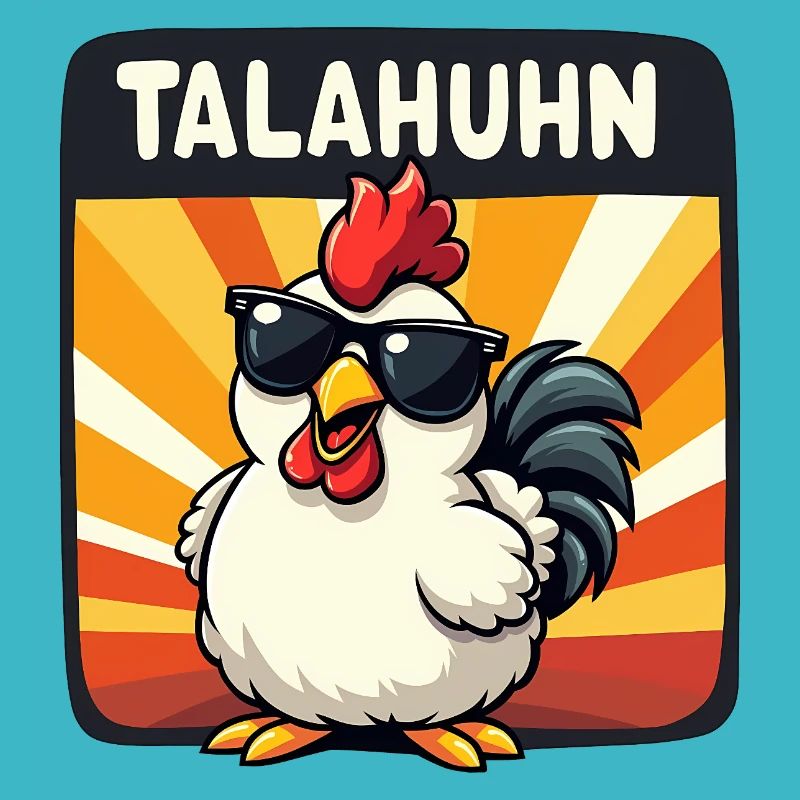 TALAHUHN Lustiger Spruch Meme Rap Karneval